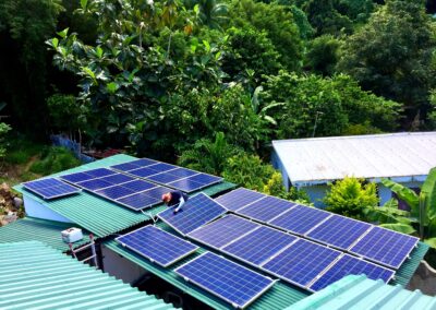 Energy Solutions Seychelles solar pv install