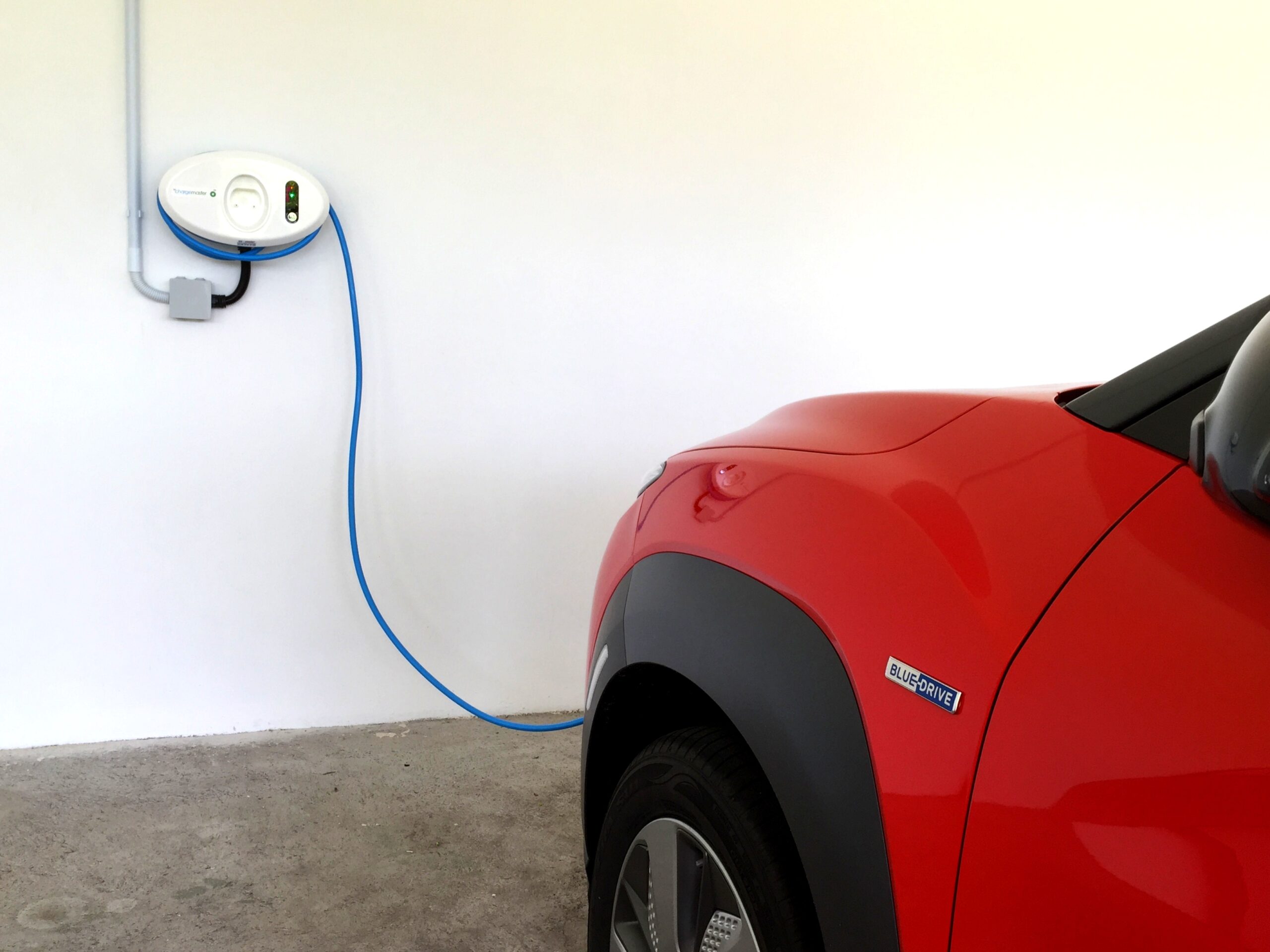 Wall mount EV charger