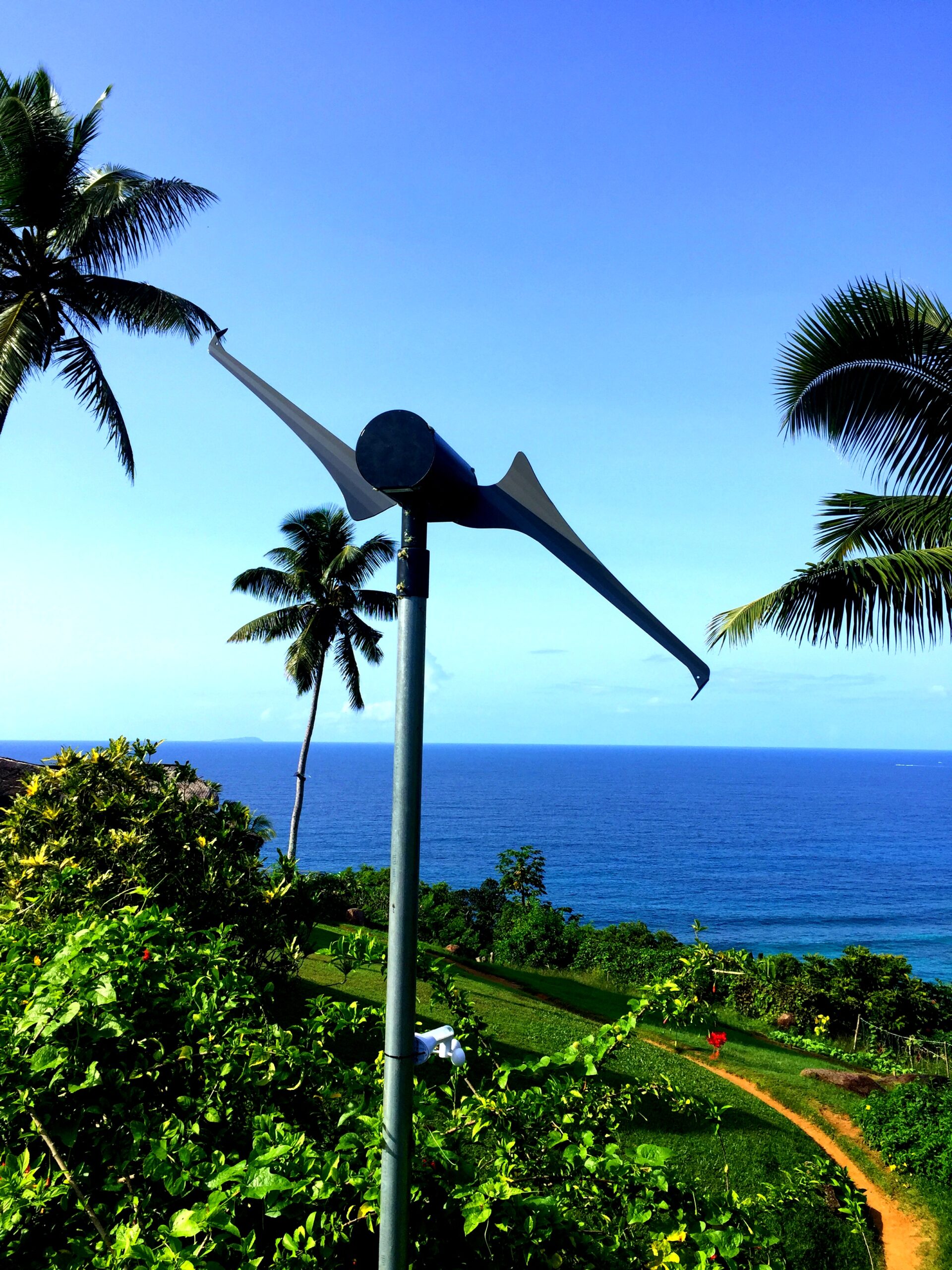 ESS wind turbine in Seychelles